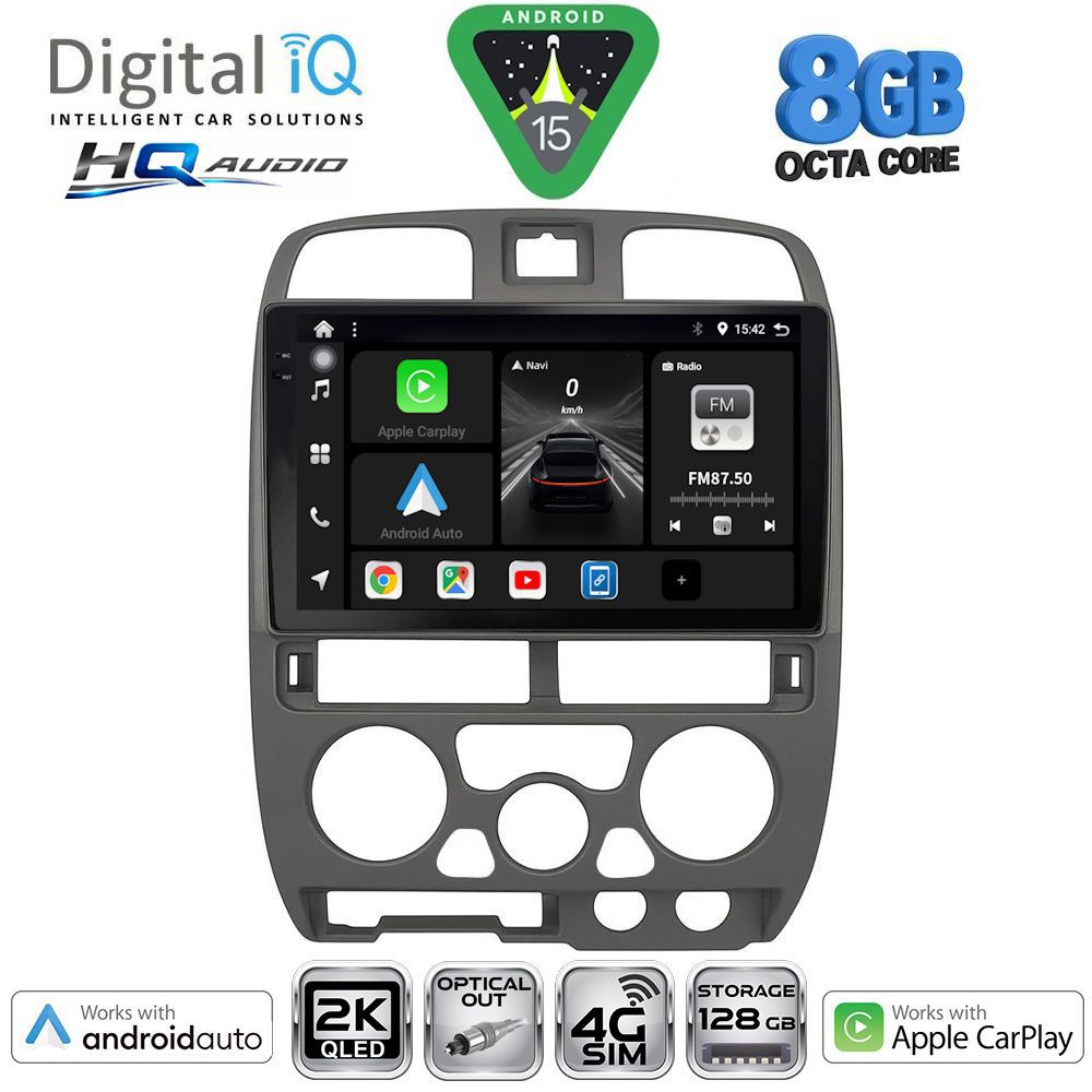 Βλησαρούλης Car Center - DIGITAL IQ BXK 20253GR_CPAA (9inc) MULTIMEDIA TABLET for ISUZU D-MAX mod. 2002-2008 (GREY)