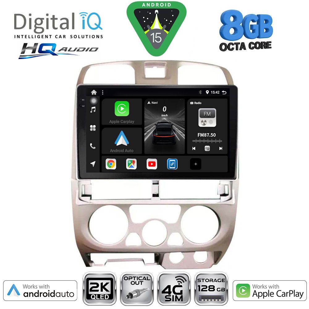 Βλησαρούλης Car Center - DIGITAL IQ BXK 20253SL_CPAA (9inc) MULTIMEDIA TABLET for ISUZU D-MAX mod. 2002-2008 (SILVER)