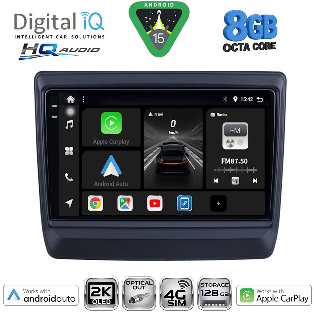 Βλησαρούλης Car Center - DIGITAL IQ BXK 20256_CPAA (9inc) MULTIMEDIA TABLET for ISUZU DMAX mod. 2020-2026