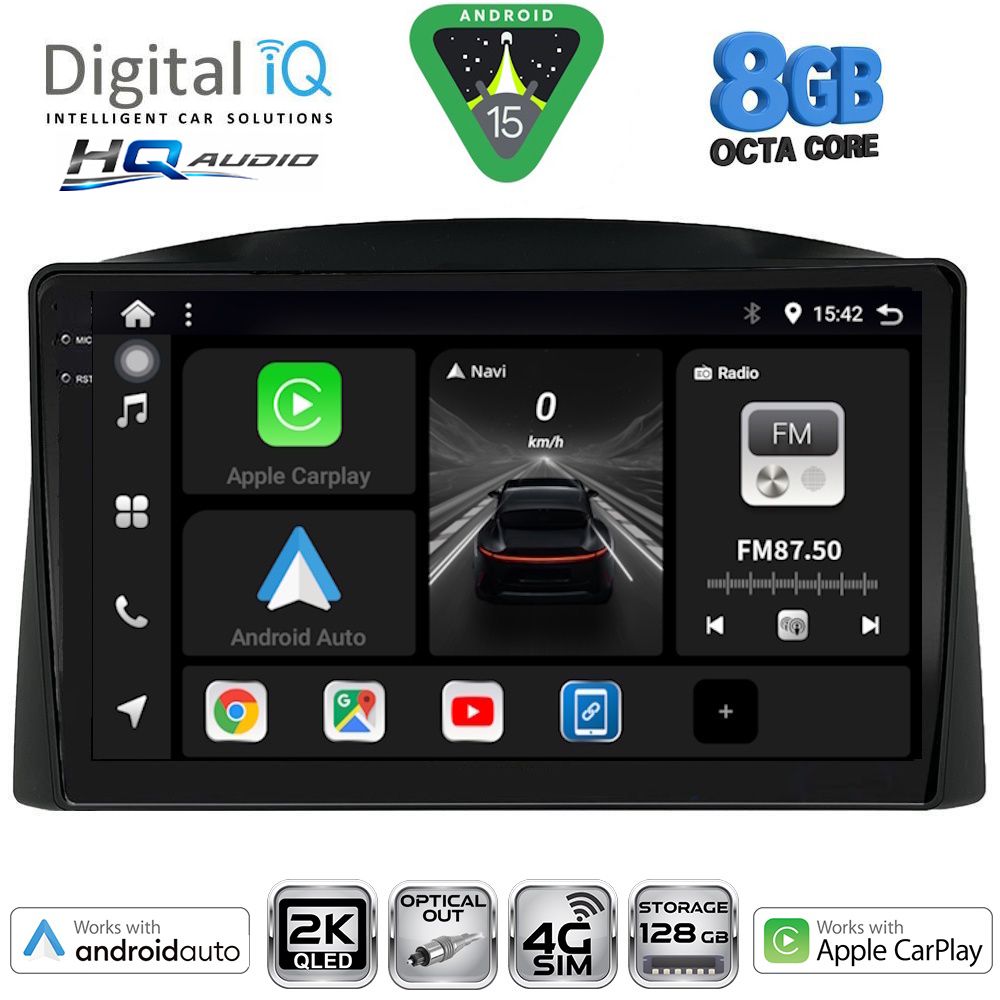 Βλησαρούλης Car Center - DIGITAL IQ BXK 20271_CPAA (10inc) MULTIMEDIA TABLET for JEEP GRAND CHEROKEE mod. 2005-2007 with Original Navi