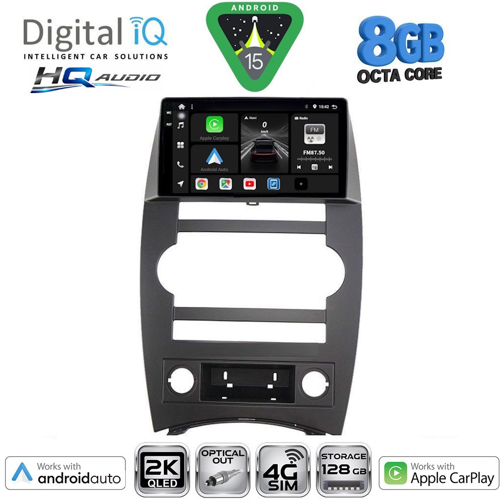 Βλησαρούλης Car Center - DIGITAL IQ BXK 20274_CPAA (9inc) MULTIMEDIA TABLET for JEEP COMMANDER mod. 2007-2009