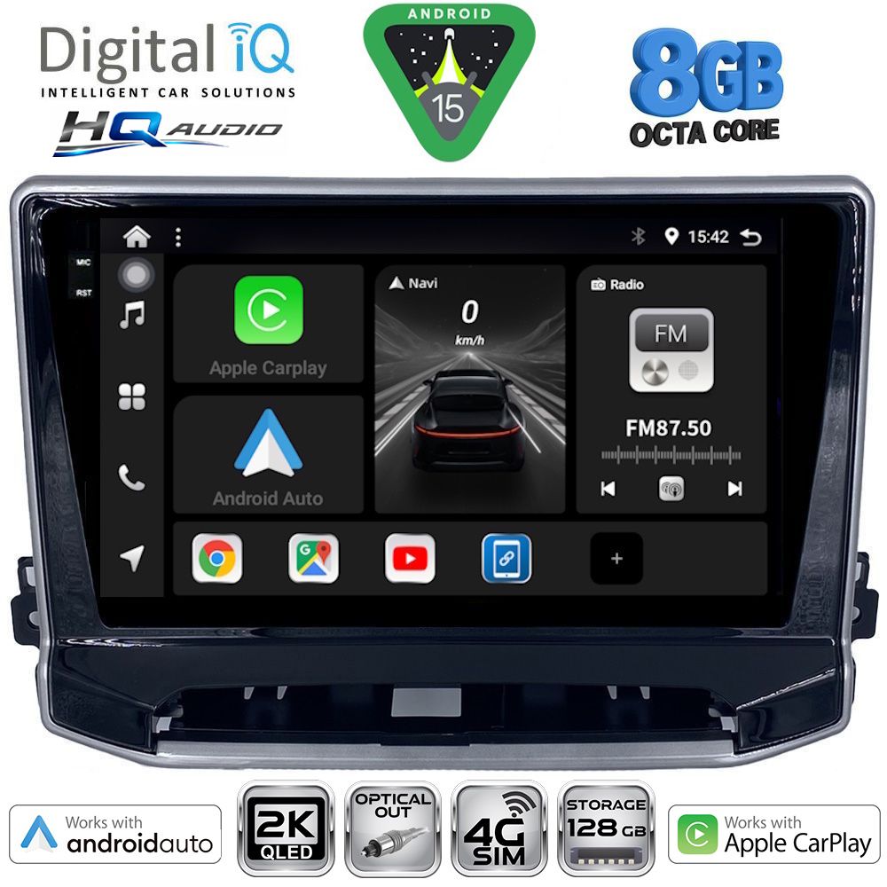 Βλησαρούλης Car Center - DIGITAL IQ BXK 20279_CPAA (10inc) MULTIMEDIA TABLET for JEEP COMPASS mod. 2022-2026