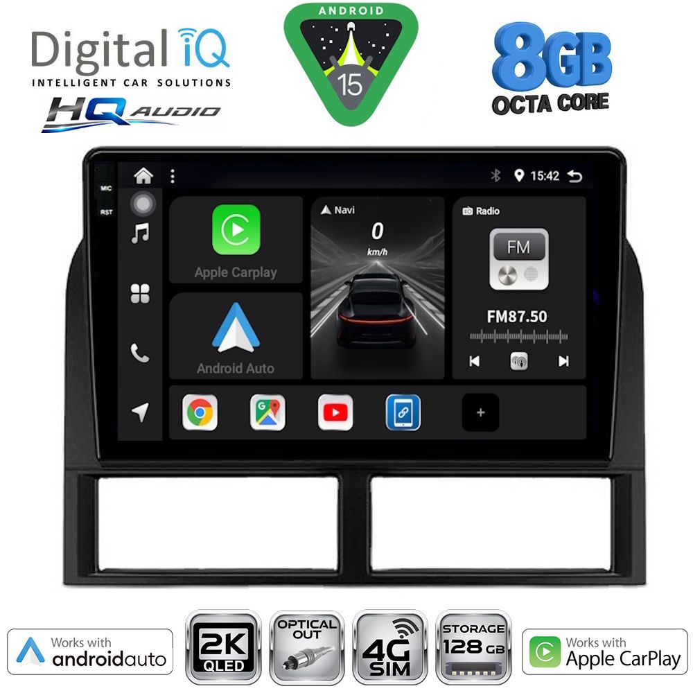 Βλησαρούλης Car Center - DIGITAL IQ BXK 20280_CPAA (9inc) MULTIMEDIA TABLET for JEEP GRAND CHEROKEE mod. 1999-2004