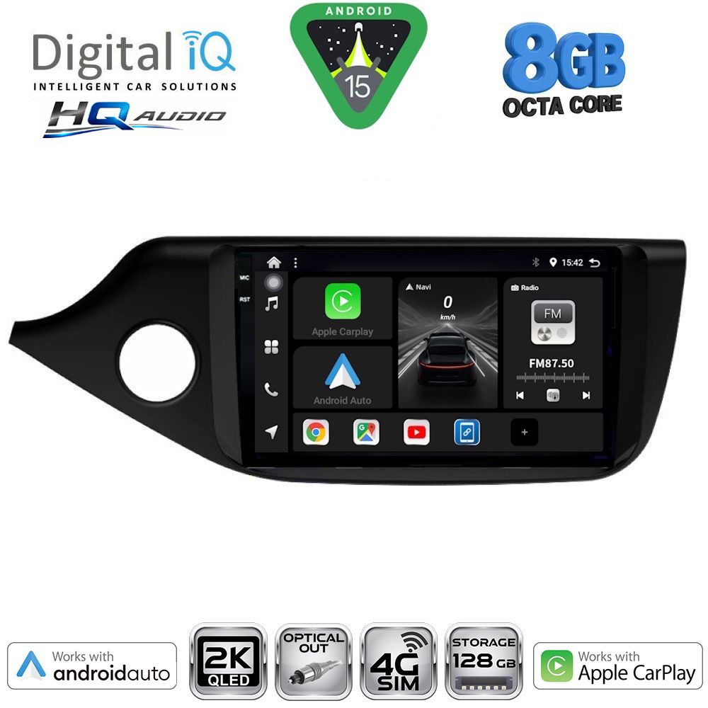 Βλησαρούλης Car Center - DIGITAL IQ BXK 20302_CPAA (9inc) MULTIMEDIA TABLET for KIA CEED  mod. 2012-2018