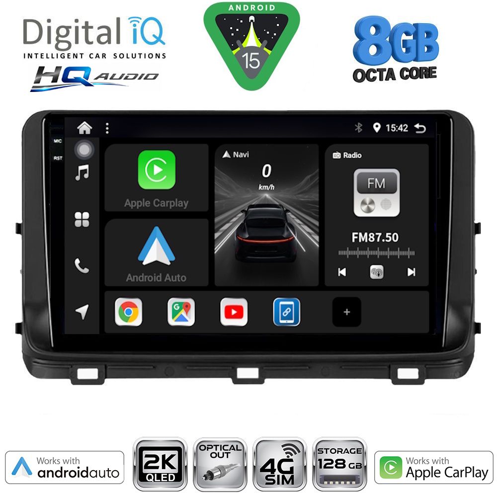 Βλησαρούλης Car Center - DIGITAL IQ BXK 20303_CPAA (10inc) MULTIMEDIA TABLET for KIA CEED - XCEED mod. 2018-2022