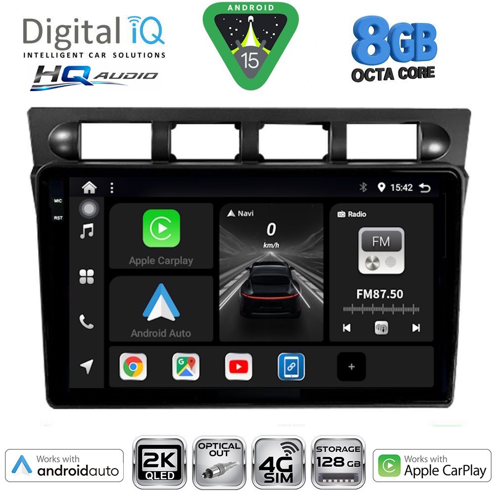 Βλησαρούλης Car Center - DIGITAL IQ BXK 20306_CPAA (9inc) MULTIMEDIA TABLET for KIA PICANTO mod. 2004-2008