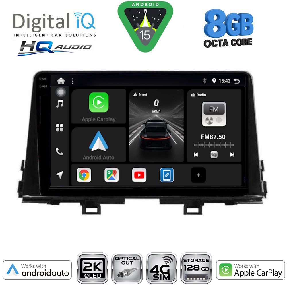 Βλησαρούλης Car Center - DIGITAL IQ BXK 20309_CPAA (9inc) MULTIMEDIA TABLET for KIA PICANTO mod. 2017-2021