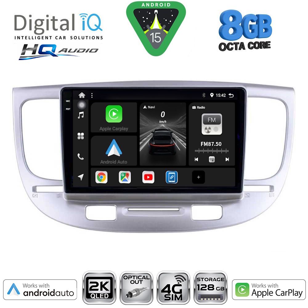 Βλησαρούλης Car Center - DIGITAL IQ BXK 20313_CPAA (9inc) MULTIMEDIA TABLET for KIA RIO mod. 2005-2011