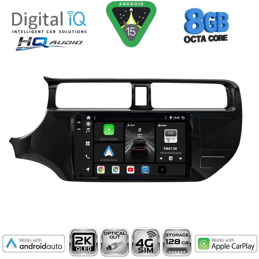 Βλησαρούλης Car Center - DIGITAL IQ BXK 20314_CPAA (9inc) MULTIMEDIA TABLET for KIA RIO mod. 2012-2015