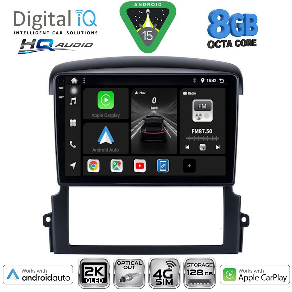 Βλησαρούλης Car Center - DIGITAL IQ BXK 20317_CPAA (9inc) MULTIMEDIA TABLET for KIA SORENTO mod. 2006-2009