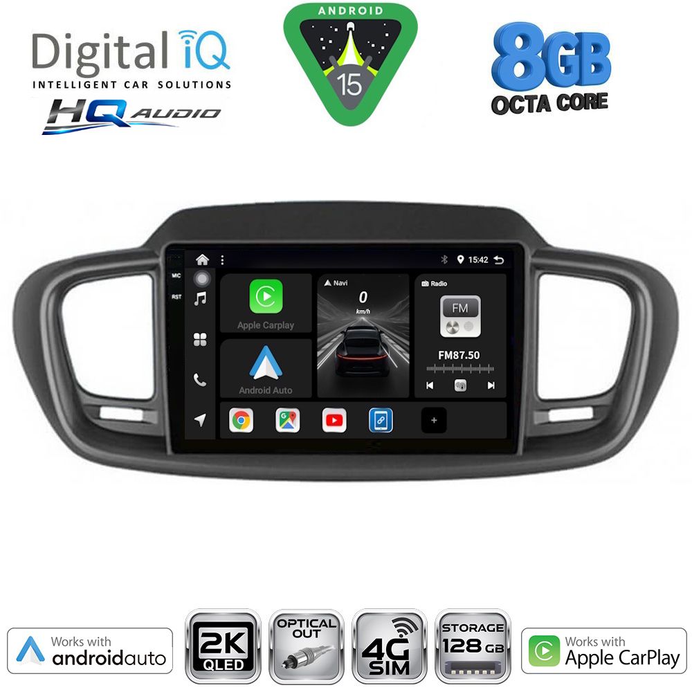 Βλησαρούλης Car Center - DIGITAL IQ BXK 20319_CPAA (10inc) MULTIMEDIA TABLET for KIA SORENTO mod. 2014-2020