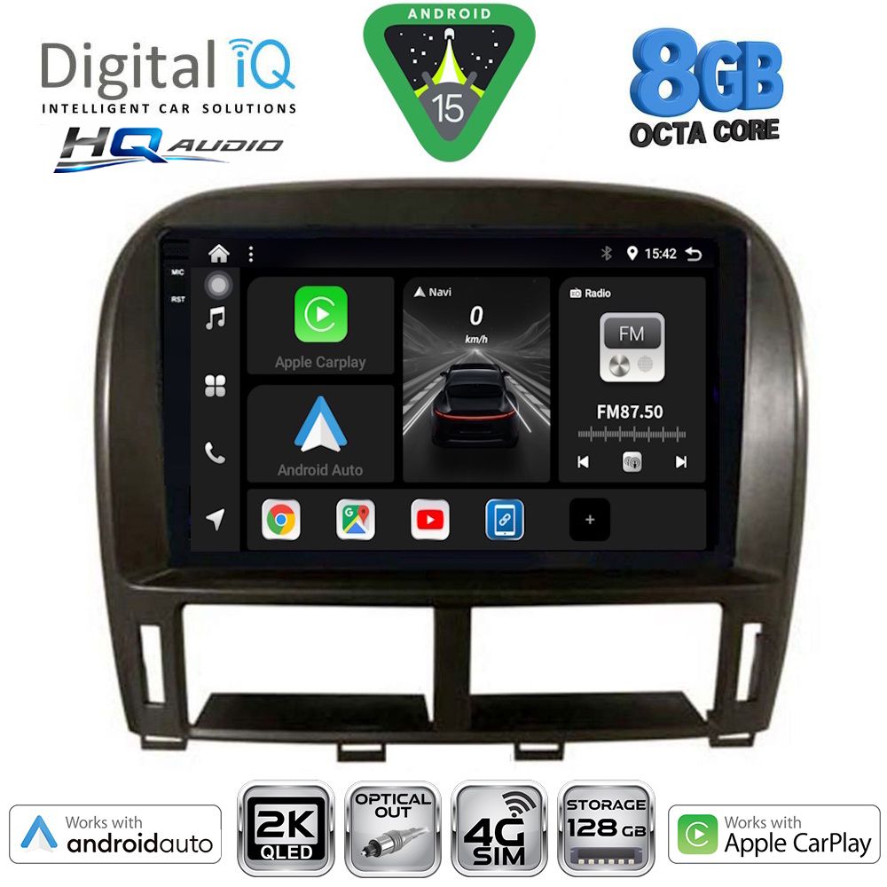 Βλησαρούλης Car Center - DIGITAL IQ BXK 20343_CPAA (9inc) MULTIMEDIA TABLET for LEXUS LS 430 – XF 430 mod. 2000-2006