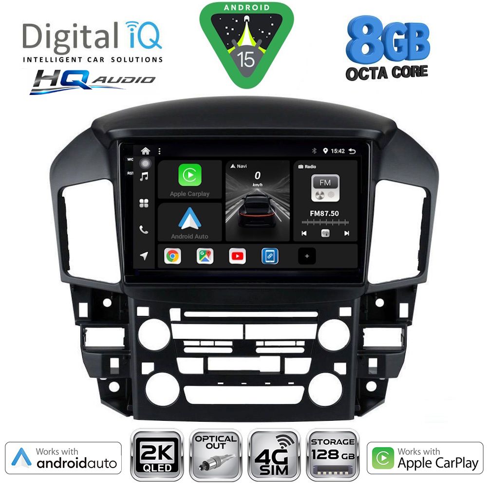 Βλησαρούλης Car Center - DIGITAL IQ BXK 20344_CPAA (9inc) MULTIMEDIA TABLET for LEXUS RX 300 mod. 1998-2003