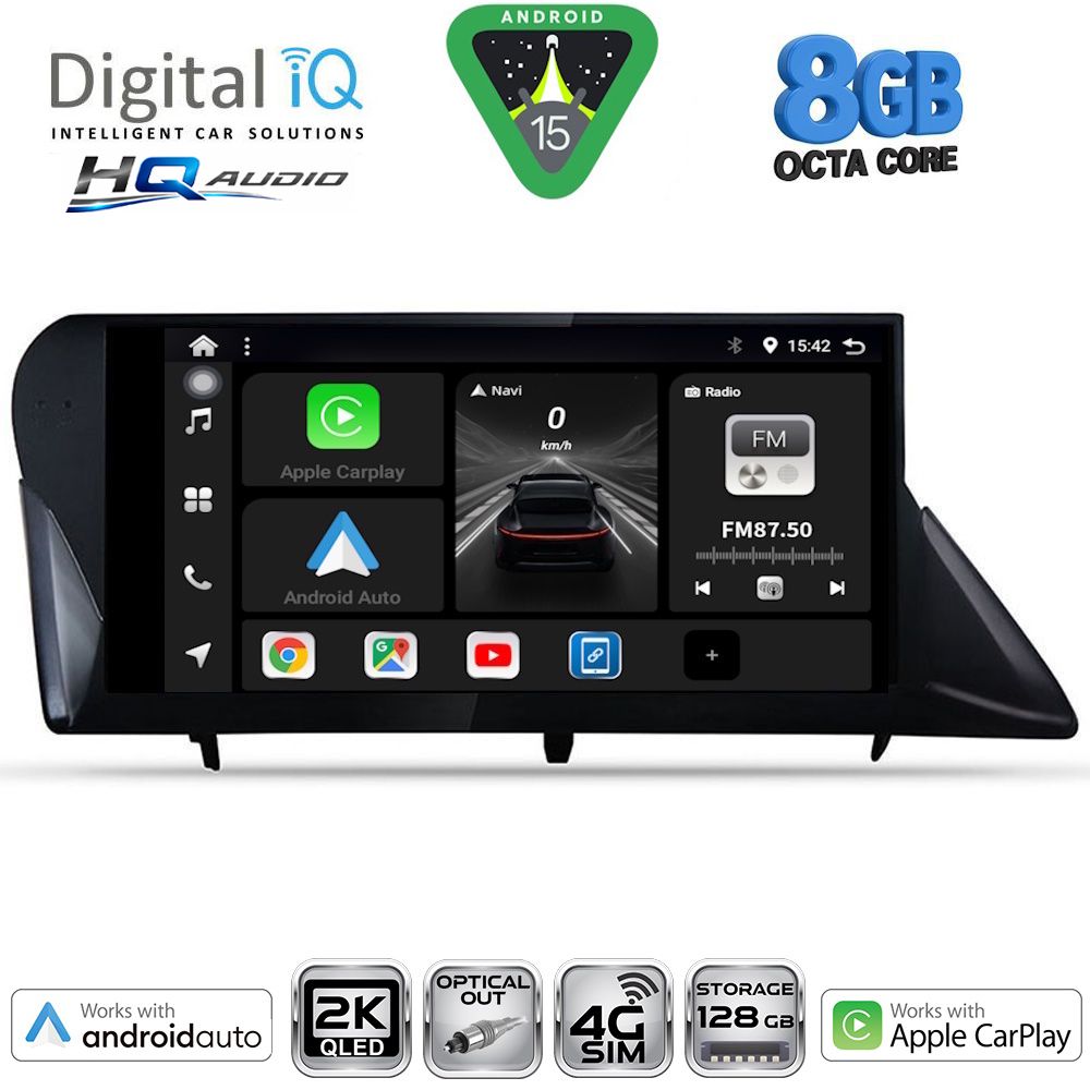 Βλησαρούλης Car Center - DIGITAL IQ BXK 20346_CPAA (9inc) MULTIMEDIA TABLET for LEXUS RX mod. 2009-2014