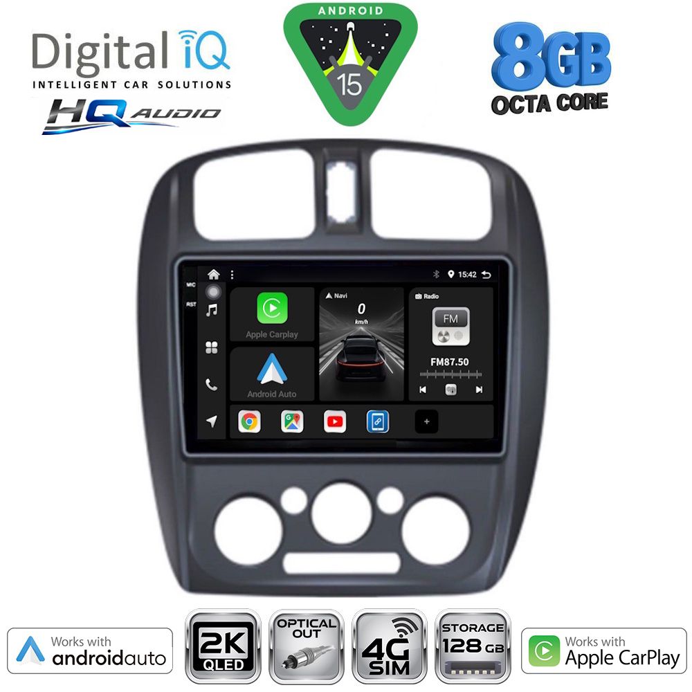 Βλησαρούλης Car Center - DIGITAL IQ BXK 20363_CPAA (9inc) MULTIMEDIA TABLET for MAZDA 323  mod. 1998-2004