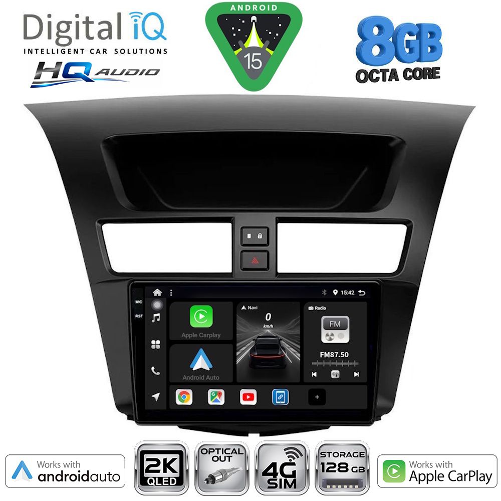 Βλησαρούλης Car Center - DIGITAL IQ BXK 20364_CPAA (9inc) MULTIMEDIA TABLET for MAZDA BT50 mod. 2012-2019