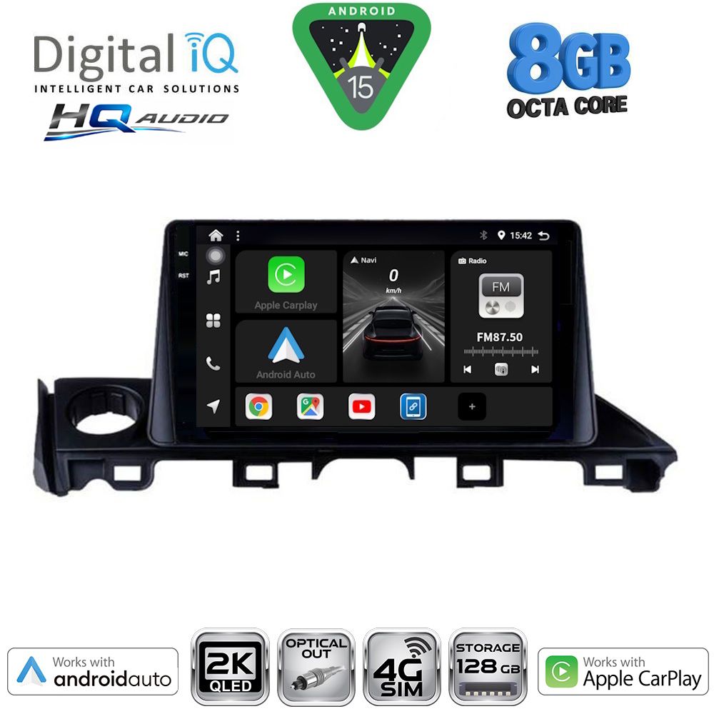 Βλησαρούλης Car Center - DIGITAL IQ BXK 20379_CPAA (9inc) MULTIMEDIA TABLET for MAZDA 6 mod. 2017-2020
