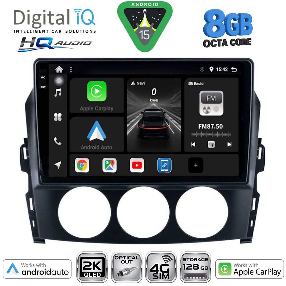 Βλησαρούλης Car Center - DIGITAL IQ BXK 20392_CPAA (9inc) MULTIMEDIA TABLET for MAZDA MX5 mod. 2005-2015