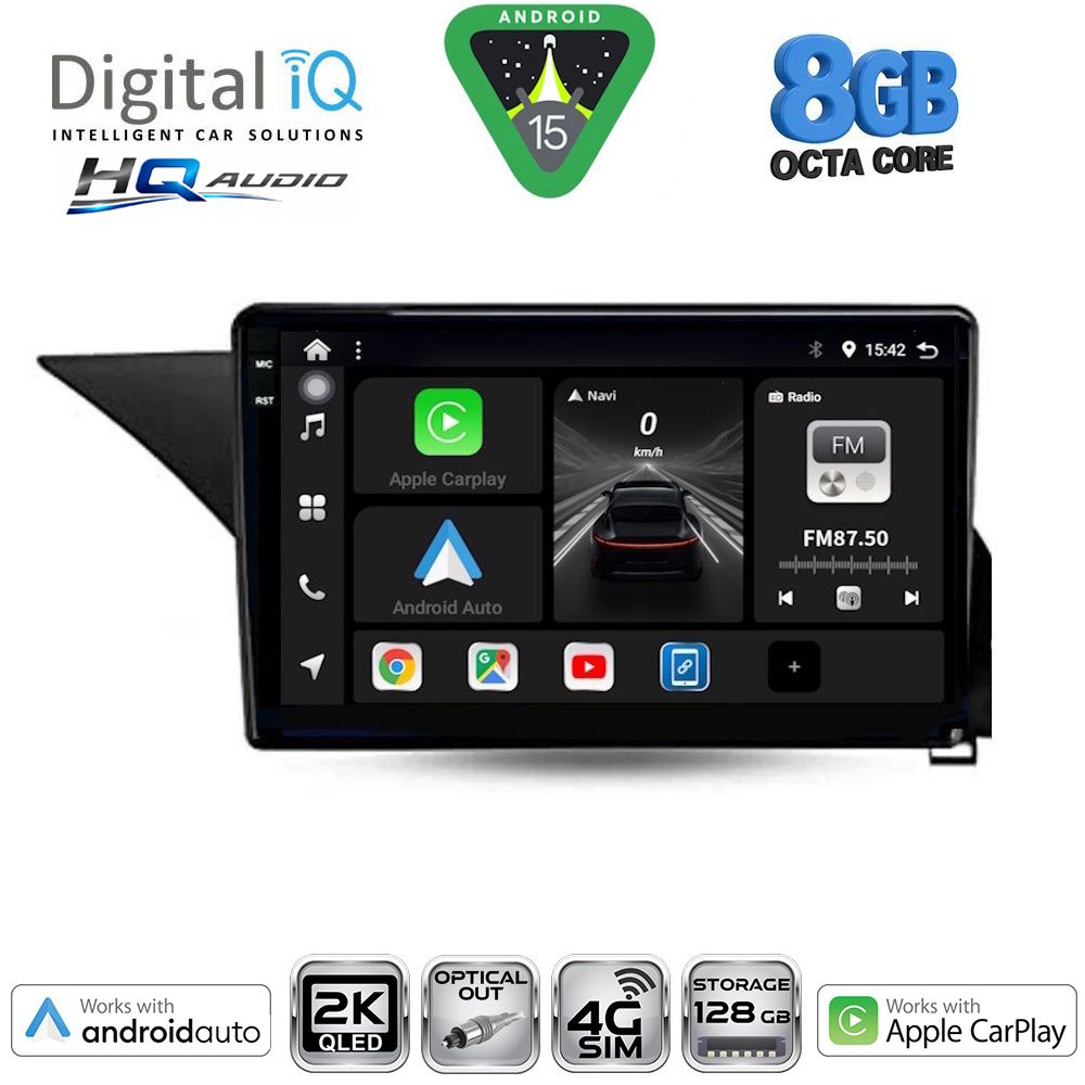 Βλησαρούλης Car Center - DIGITAL IQ BXK 20409_CPAA (10inc) MULTIMEDIA TABLET for MERCEDES E (W212) mod. 2009-2016