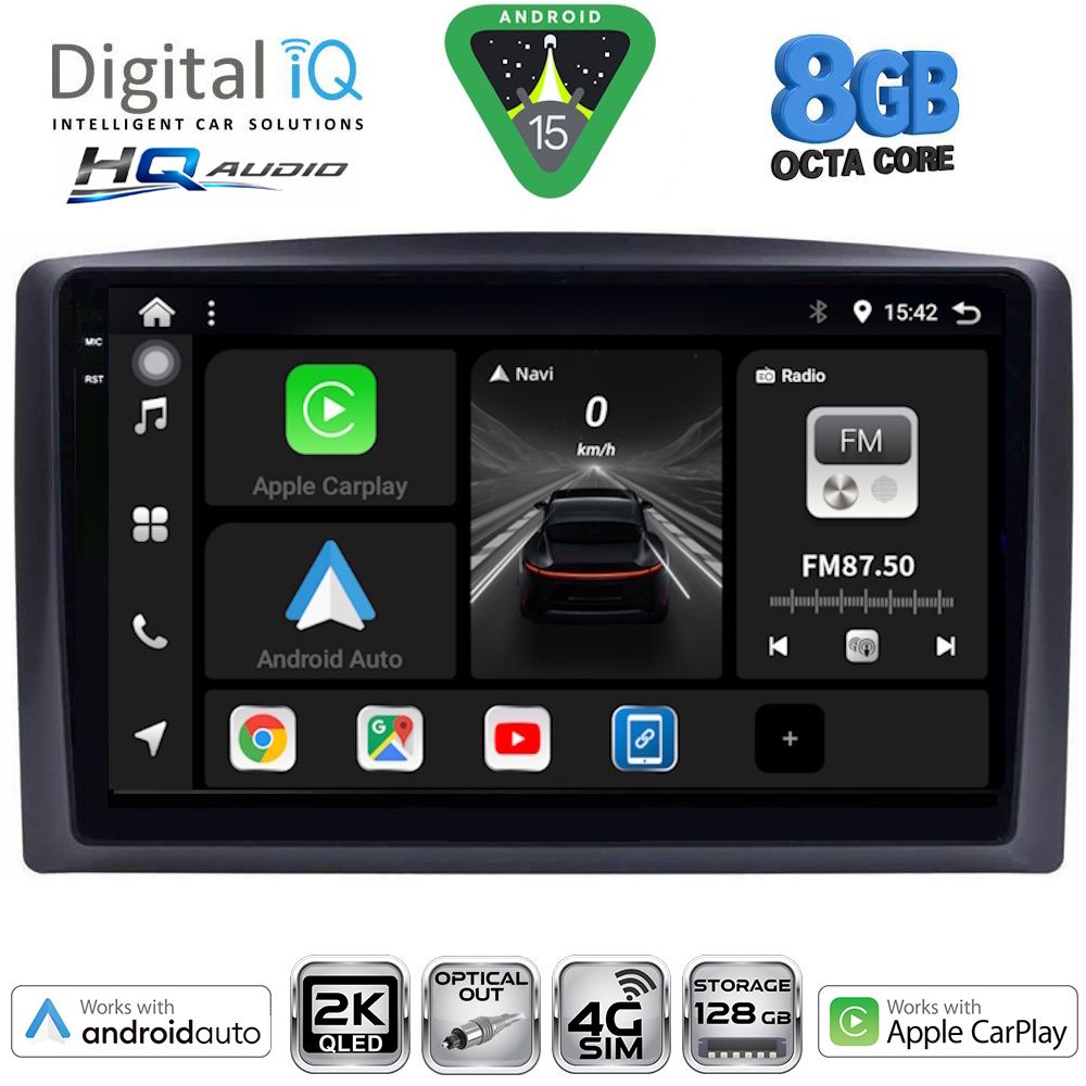 Βλησαρούλης Car Center - DIGITAL IQ BXK 20421_CPAA (10inc) MULTIMEDIA TABLET for MERCEDES VITO – VIANO  (W447) mod. 2015-2022