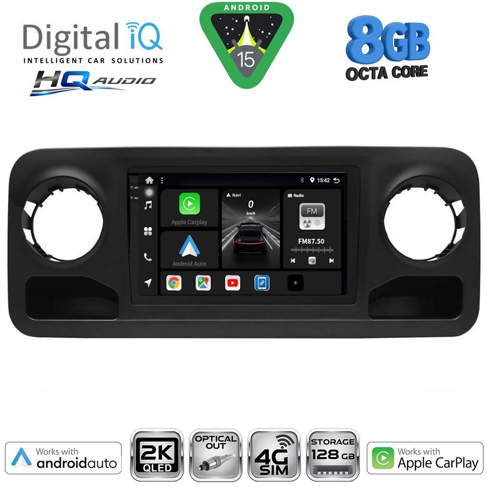 Βλησαρούλης Car Center - DIGITAL IQ BXK 20424_CPAA (10inc) MULTIMEDIA TABLET for MERCEDES SPRINTER mod. 2018-2026
