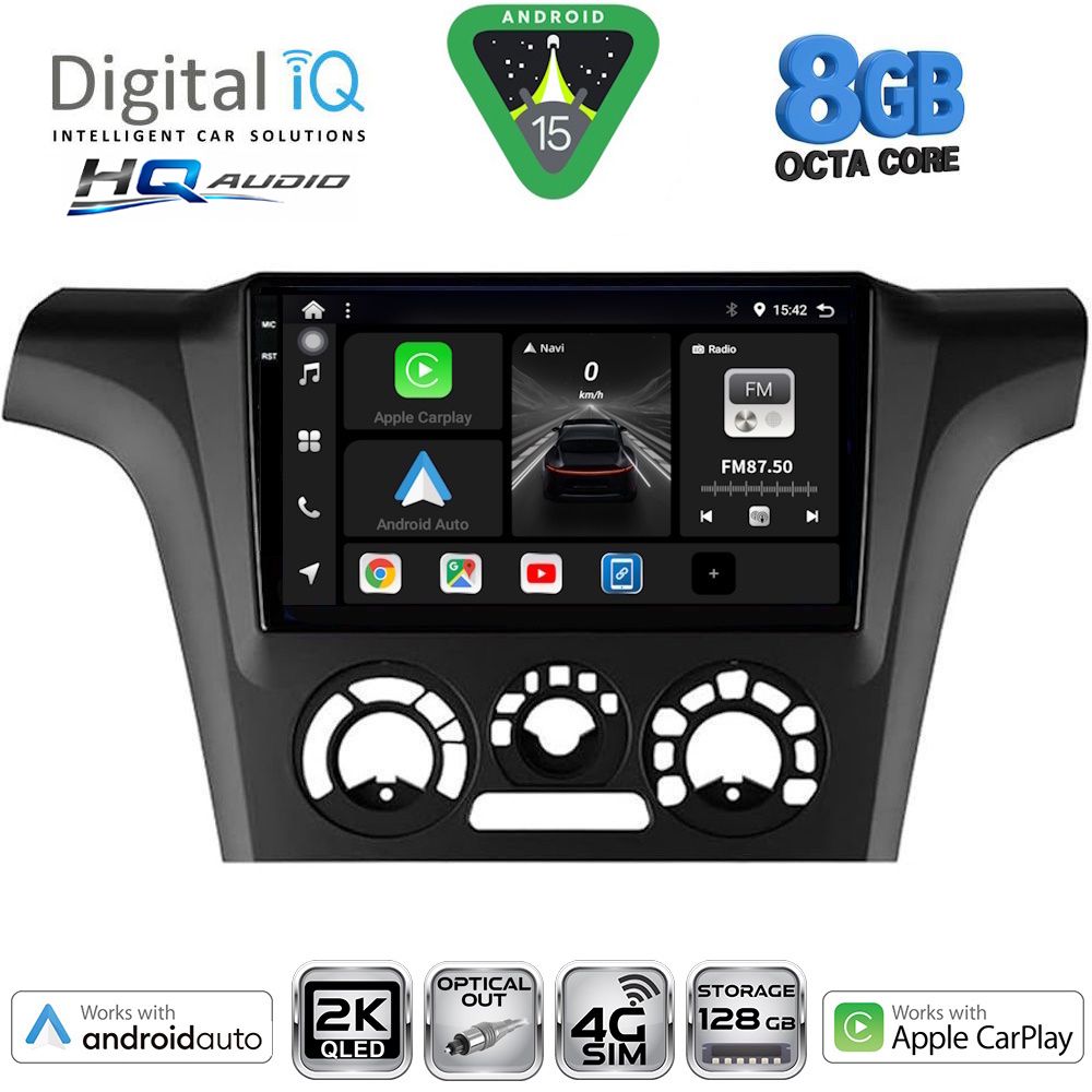 Βλησαρούλης Car Center - DIGITAL IQ BXK 20441_CPAA A/C (9inc) MULTIMEDIA TABLET for MITSUBISHI OUTLANDER mod. 2001-2005