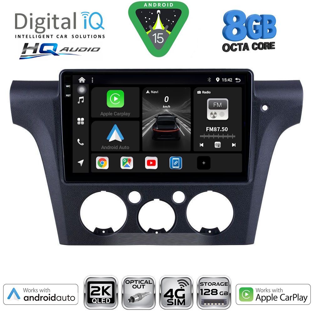 Βλησαρούλης Car Center - DIGITAL IQ BXK 20441_CPAA CLIMA (10inc) MULTIMEDIA TABLET for MITSUBISHI OUTLANDER mod. 2001-2005 with CLIMA