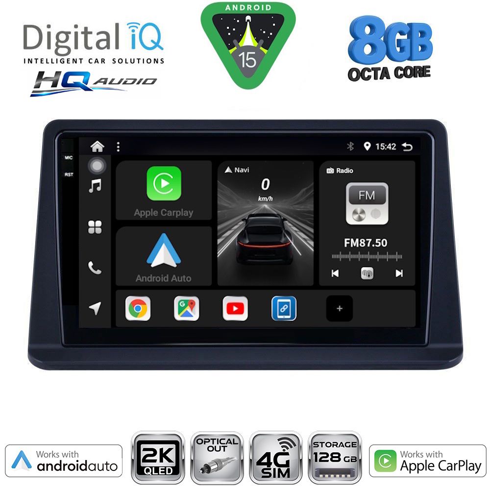 Βλησαρούλης Car Center - DIGITAL IQ BXK 20445_CPAA (9inc) MULTIMEDIA TABLET for MITSUBISHI PAJERO mod. 1999-2006
