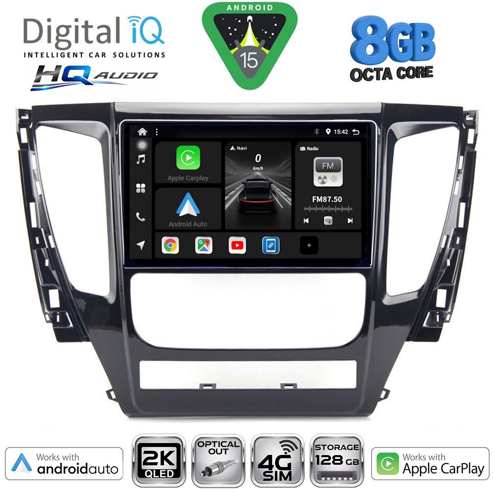 Βλησαρούλης Car Center - DIGITAL IQ BXK 20447A_CPAA (9inc) MULTIMEDIA TABLET for MITSUBISHI PAJERO mod. 2013-2020