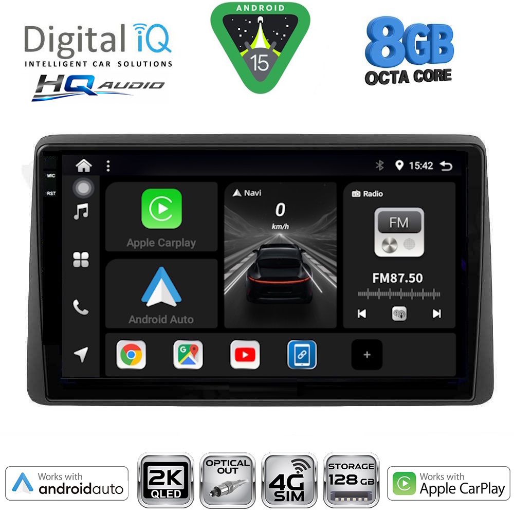 Βλησαρούλης Car Center - DIGITAL IQ BXK 20450_CPAA (10inc) MULTIMEDIA TABLET for NISSAN NAVARA D22 mod. 1998-2004