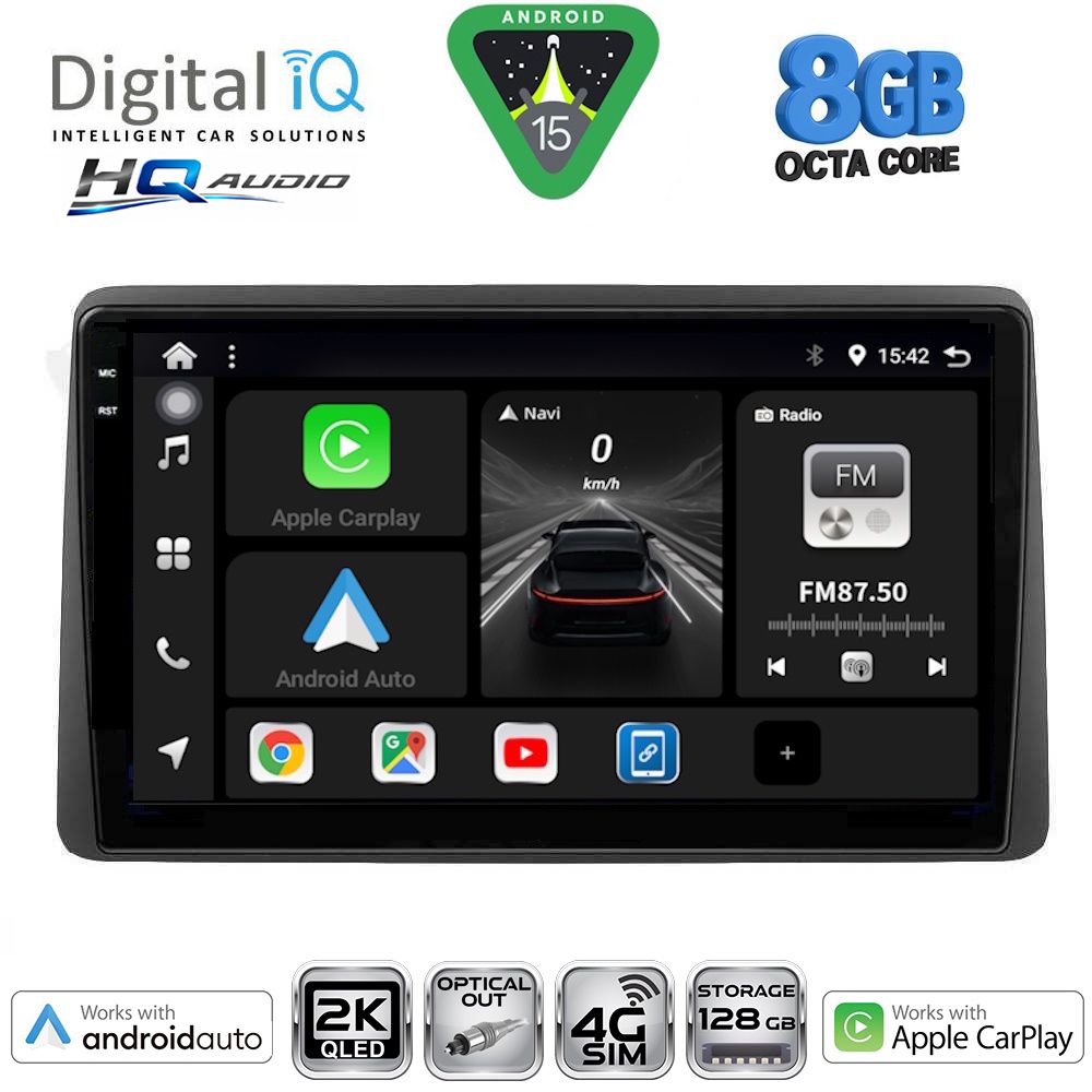 Βλησαρούλης Car Center - DIGITAL IQ BXK 20453_CPAA (10inc) MULTIMEDIA TABLET for NISSAN JUKE mod. 2021-2026