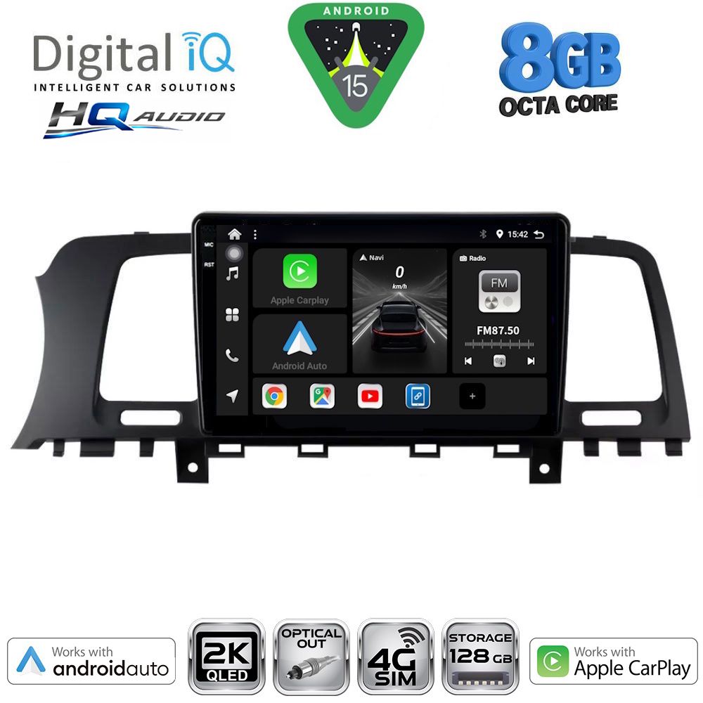 Βλησαρούλης Car Center - DIGITAL IQ BXK 20462_CPAA (9inc) MULTIMEDIA TABLET for NISSAN MURANO mod. 2007-2014