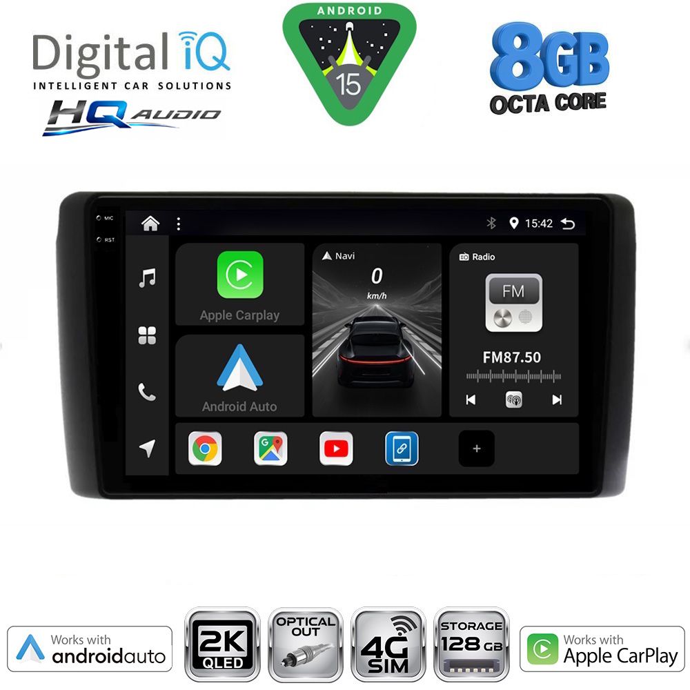 Βλησαρούλης Car Center - DIGITAL IQ BXK 20472_CPAA (9inc) MULTIMEDIA TABLET for NISSAN LEAF mod. 2009-2017