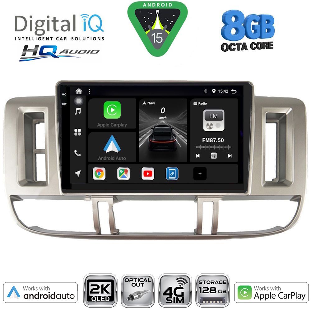 Βλησαρούλης Car Center - DIGITAL IQ BXK 20474_CPAA (9inc) MULTIMEDIA TABLET for NISSAN XTRAIL mod. 2000-2004