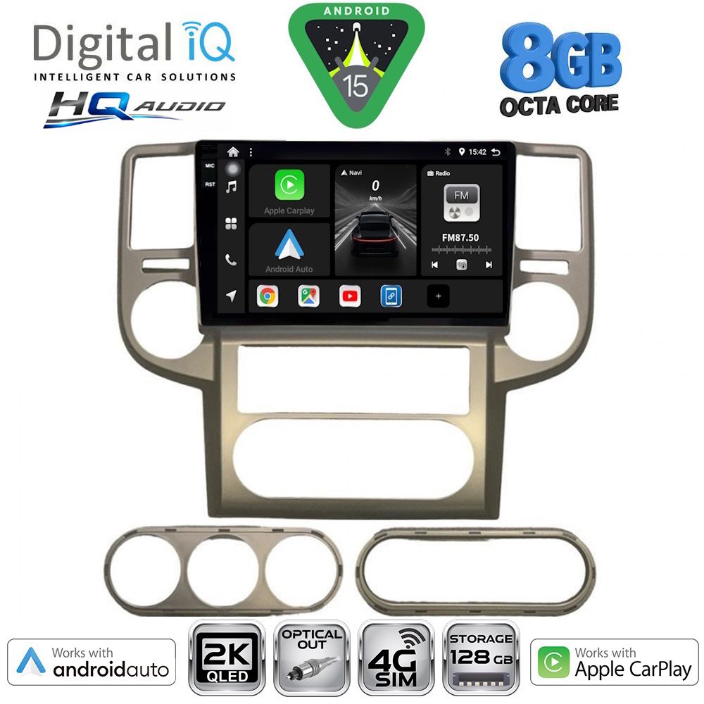 Βλησαρούλης Car Center - DIGITAL IQ BXK 20475_CPAA (10inc) MULTIMEDIA TABLET for NISSAN XTRAIL mod. 2004-2007