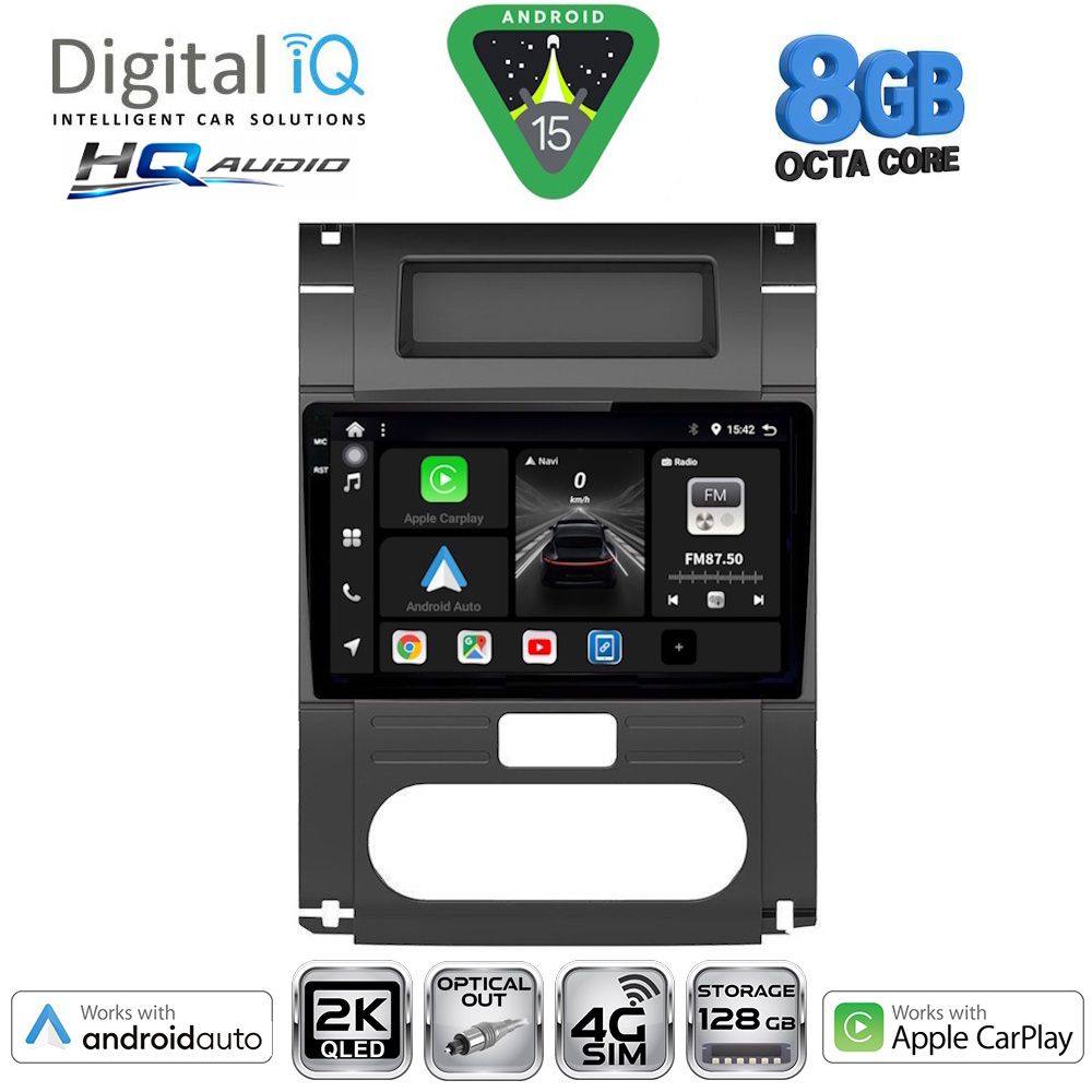Βλησαρούλης Car Center - DIGITAL IQ BXK 20477_CPAA (10inc) MULTIMEDIA TABLET for NISSAN XTRAIL mod. 2007-2013