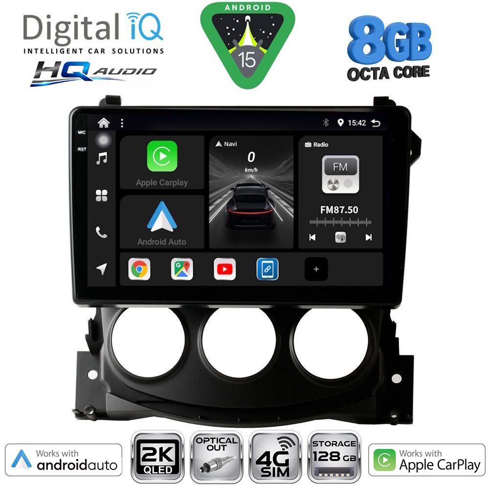 Βλησαρούλης Car Center - DIGITAL IQ BXK 20479_CPAA (9inc) MULTIMEDIA TABLET for NISSAN 370Z mod. 2009-2012