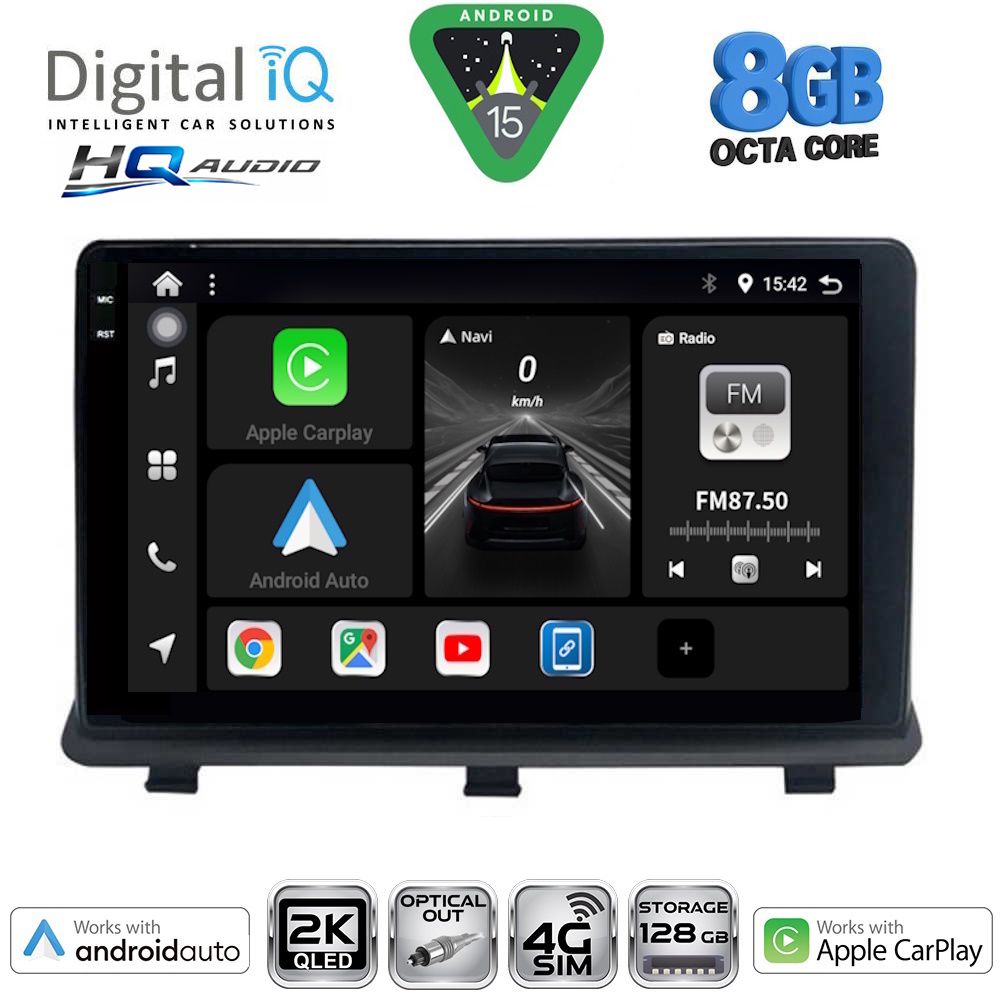 Βλησαρούλης Car Center - DIGITAL IQ BXK 20480_CPAA (9inc) MULTIMEDIA TABLET for OPEL ANTARA mod. 2006-2016