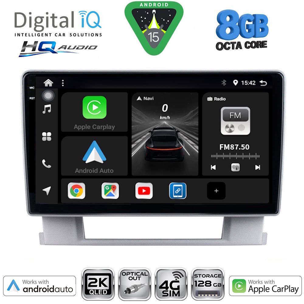 Βλησαρούλης Car Center - DIGITAL IQ BXK 20482_CPAA (9inc) MULTIMEDIA TABLET for OPEL ASTRA J mod.2010-2016