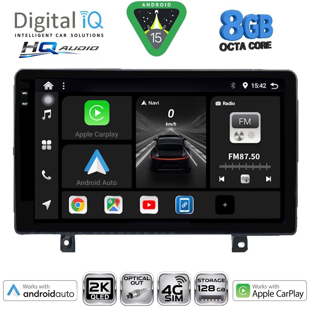 Βλησαρούλης Car Center - DIGITAL IQ BXK 20485_CPAA (9inc) MULTIMEDIA TABLET for OPEL ASTRA H mod.2004-2010