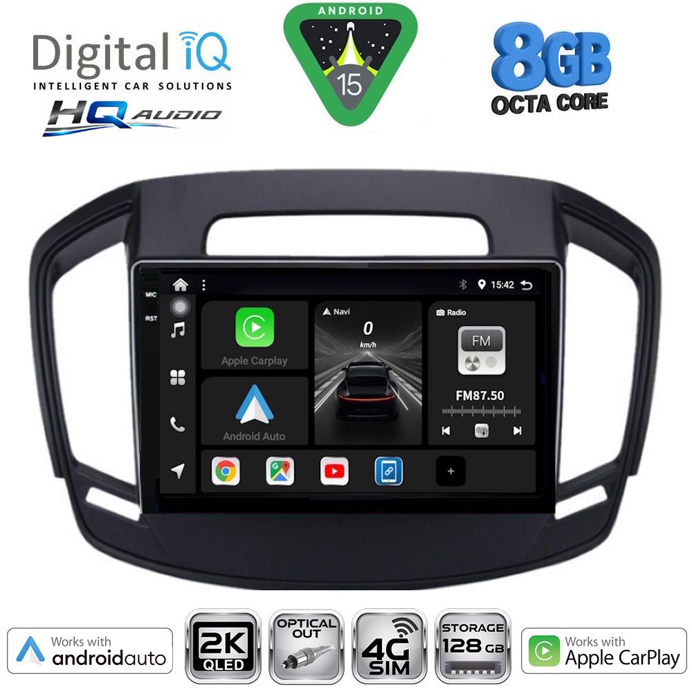 Βλησαρούλης Car Center - DIGITAL IQ BXK 20492_CPAA (9inc) MULTIMEDIA TABLET for OPEL INSIGNIA  mod.2014-2017