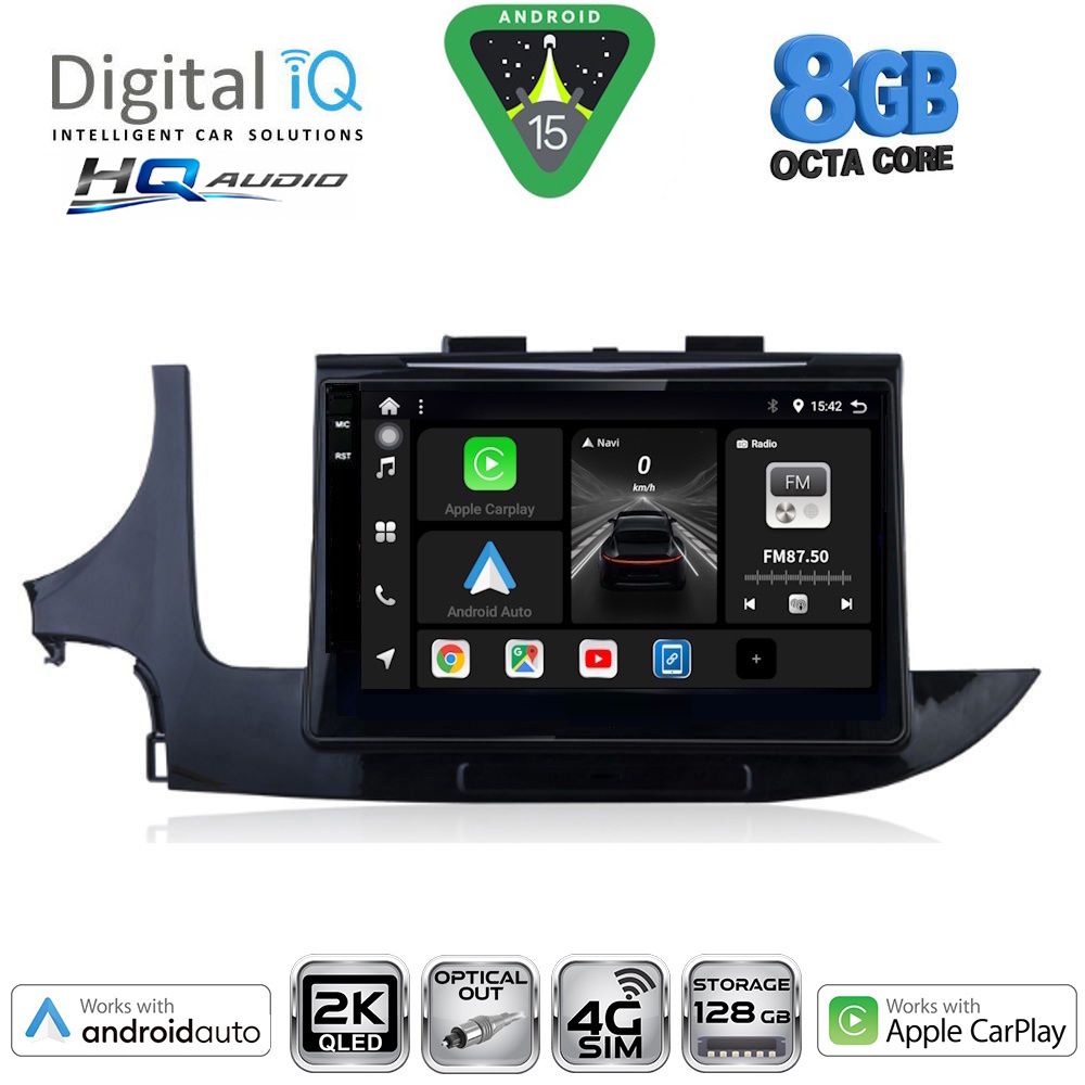 Βλησαρούλης Car Center - DIGITAL IQ BXK 20497_CPAA (9inc) MULTIMEDIA TABLET for OPEL MOKKA mod. 2016-2021