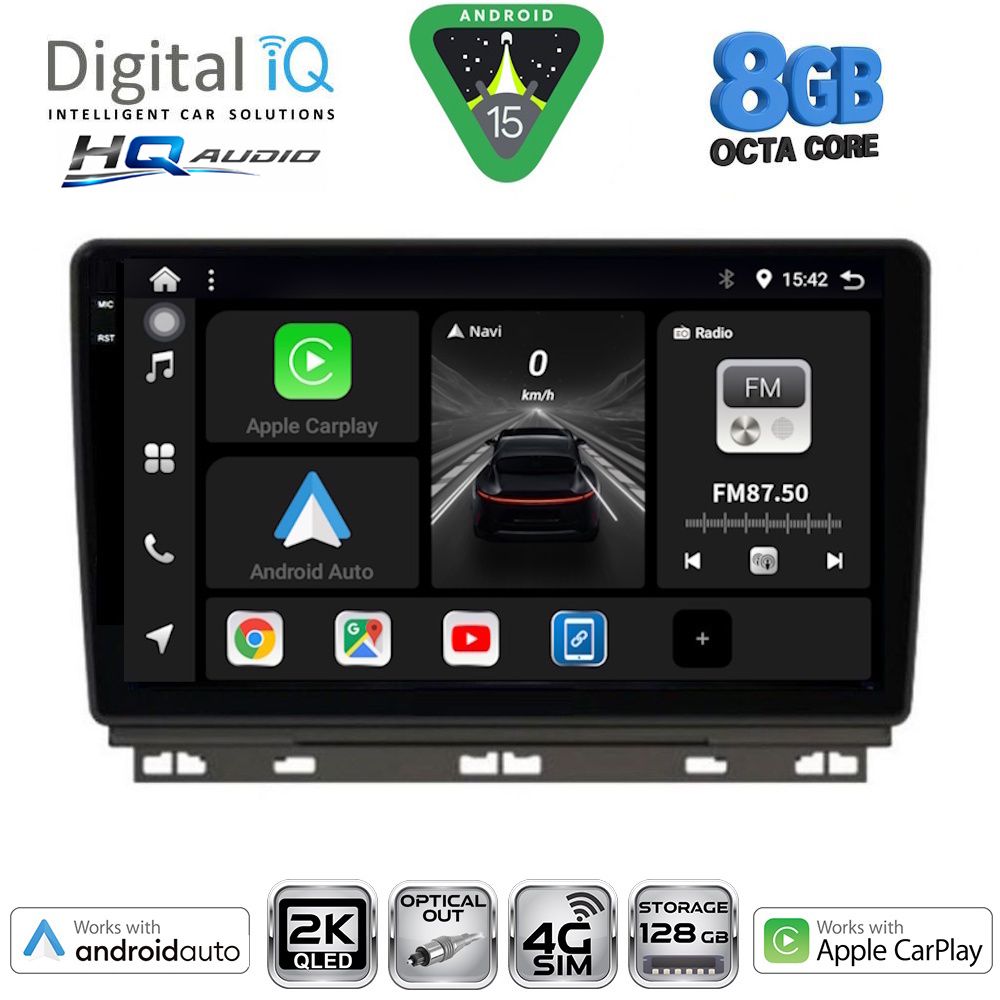 Βλησαρούλης Car Center - DIGITAL IQ BXK 20546_CPAA (9inc) MULTIMEDIA TABLET for RENAULT CLIO - CAPTUR mod. 2019-2026