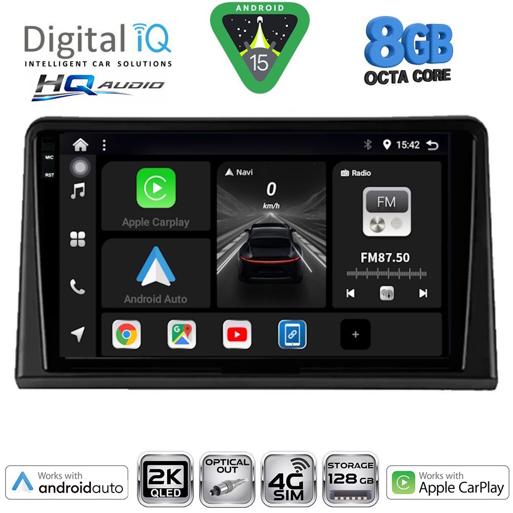 Βλησαρούλης Car Center - DIGITAL IQ BXK 20548_CPAA (9inc) MULTIMEDIA TABLET for RENAULT EXPRESS mod. 2020-2026