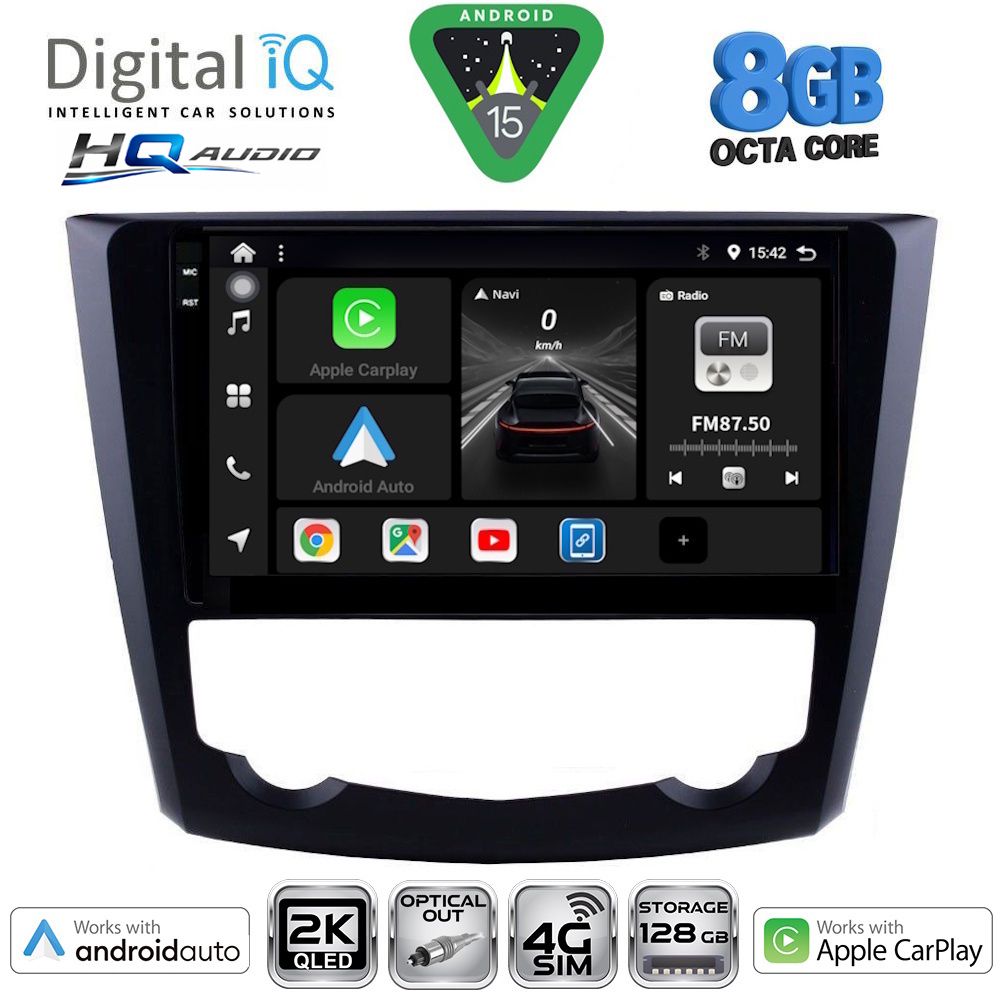 Βλησαρούλης Car Center - DIGITAL IQ BXK 20549_CPAA (9inc) MULTIMEDIA TABLET for RENAULT KADJAR mod. 2015-2022
