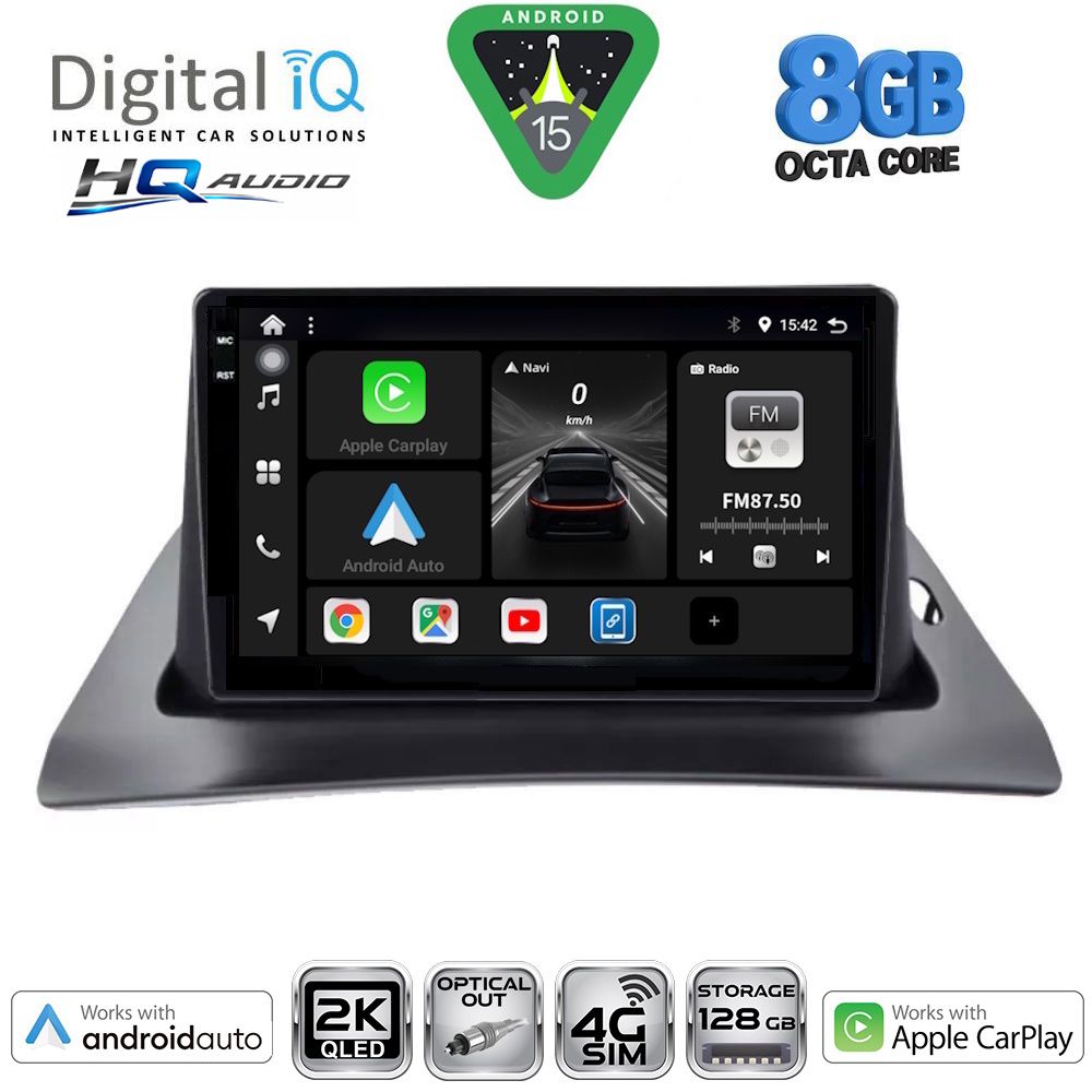 Βλησαρούλης Car Center - DIGITAL IQ BXK 20550_CPAA (9inc) MULTIMEDIA TABLET for RENAULT KANGOO mod. 2010-2021