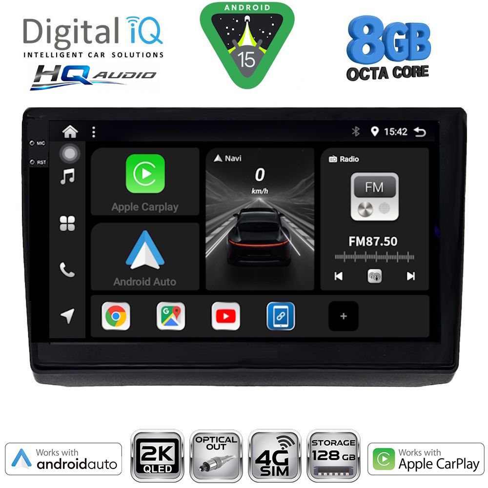 Βλησαρούλης Car Center - DIGITAL IQ BXK 20558_CPAA (10inc) MULTIMEDIA TABLET for OPEL VIVARO – RENAULT TRAFIC - NISSAN PRIMASTAR mod. 2004-2015