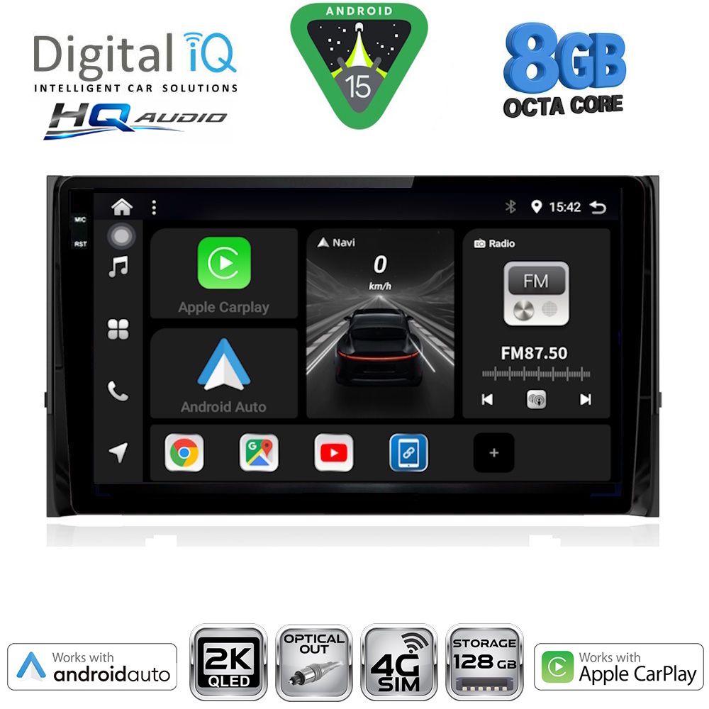 Βλησαρούλης Car Center - DIGITAL IQ BXK 20584_CPAA (10inc) MULTIMEDIA TABLET for SKODA KAROQ - KODIAQ mod. 2016-2024