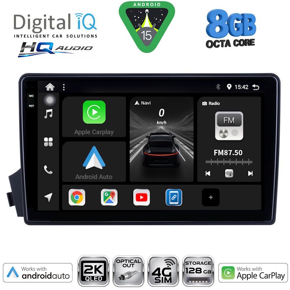 Βλησαρούλης Car Center - DIGITAL IQ BXK 20650_CPAA (9inc) MULTIMEDIA TABLET for SSANGYONG ACTYON - KYRON mod. 2006-2015