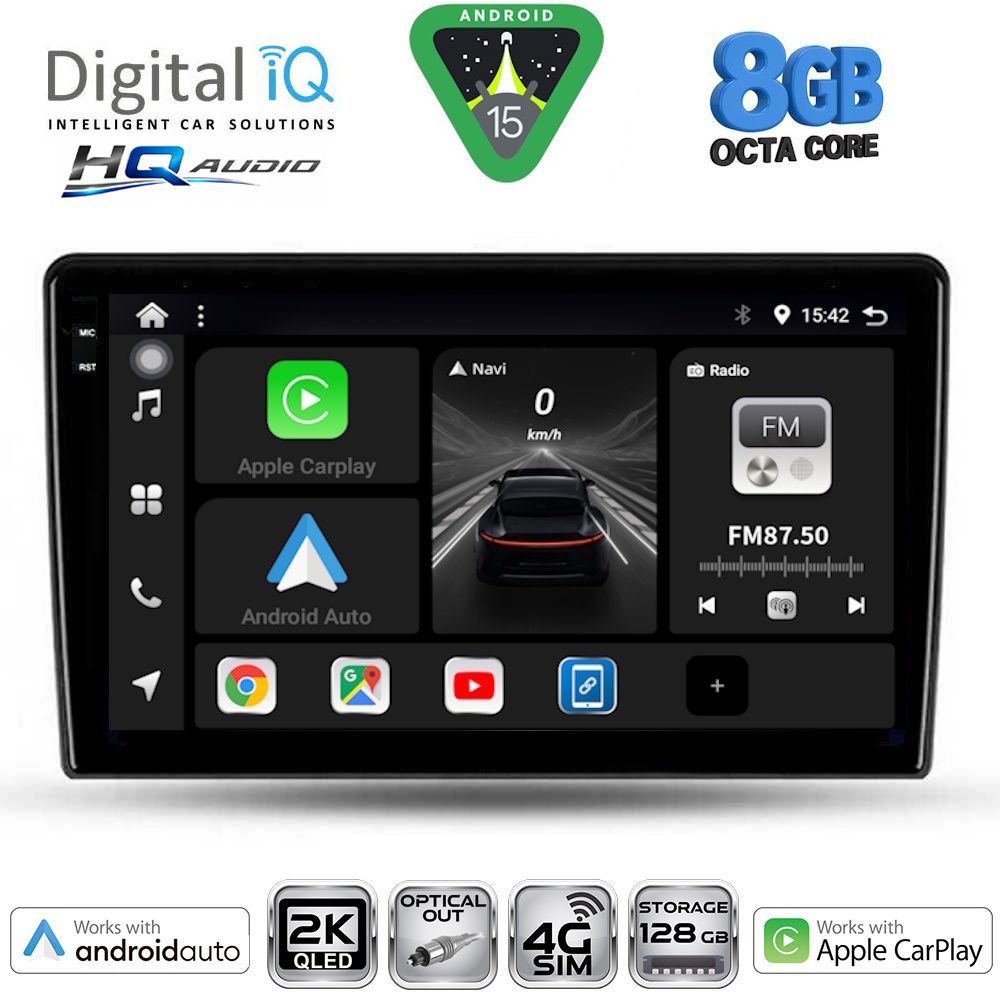 Βλησαρούλης Car Center - DIGITAL IQ BXK 20656_CPAA (9inc) MULTIMEDIA TABLET for SSANGYONG REXTON mod. 2002-2006